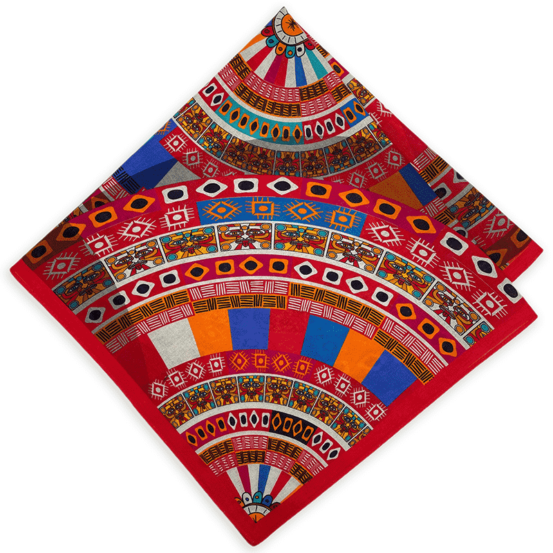 Corner of the antique bandana.