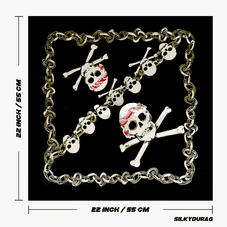 Size of the bandana pirate.