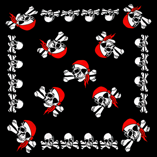 Black Pirate Bandana