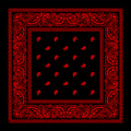Black Red Bandana
