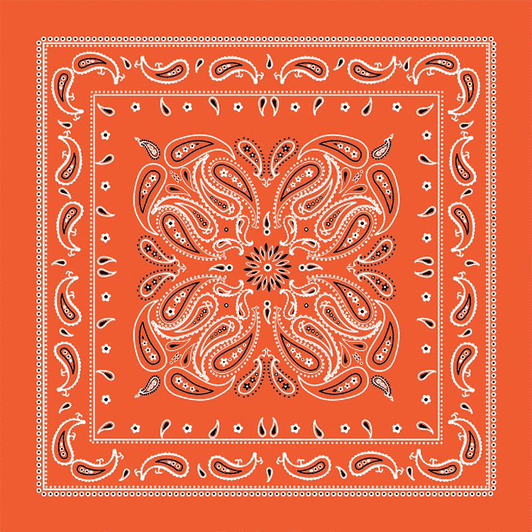 Blaze Orange Bandana
