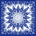 Blue Western Bandana.