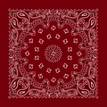 Dark Red Bandana