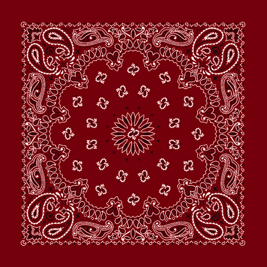 Dark Red Bandana