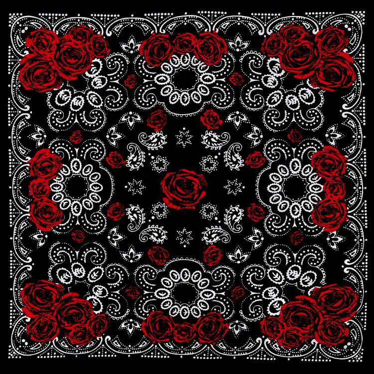 Guns and roses bandana