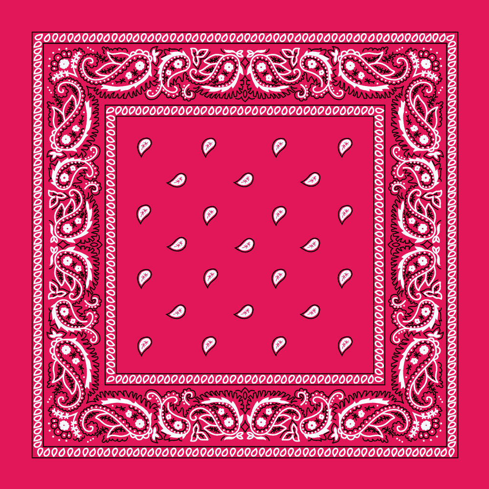 Hot pink bandana