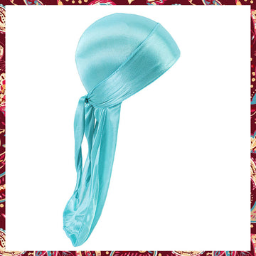 Light Blue Baby Durag captured in detail, perfect for baby's comfort and style.