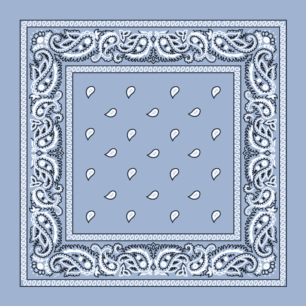 Light blue bandana