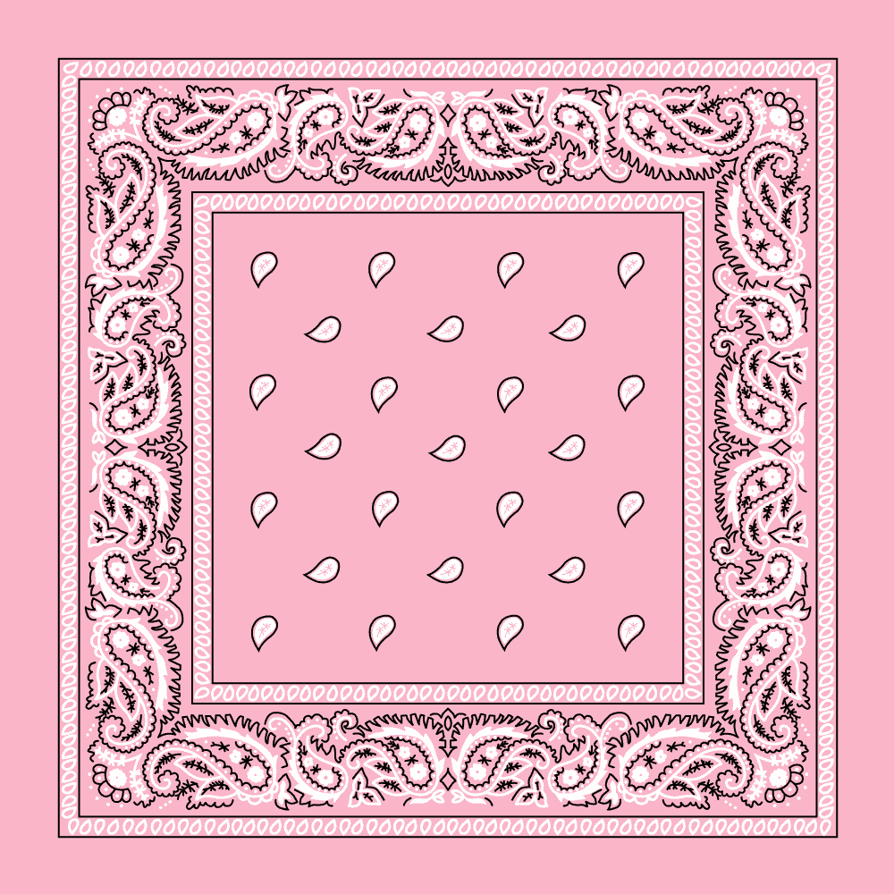 Light pink bandana