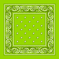 Lime green bandana