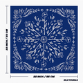 Size of the native american bandana.