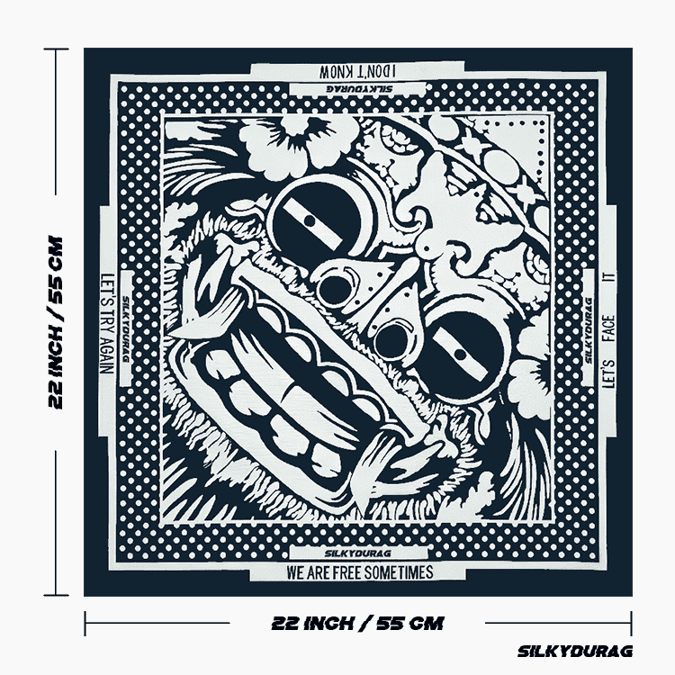 Size of the native bandana.