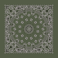 Olive Green Bandana.