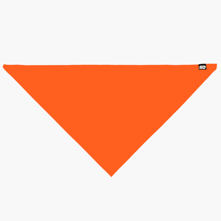 Plain Orange Bandana