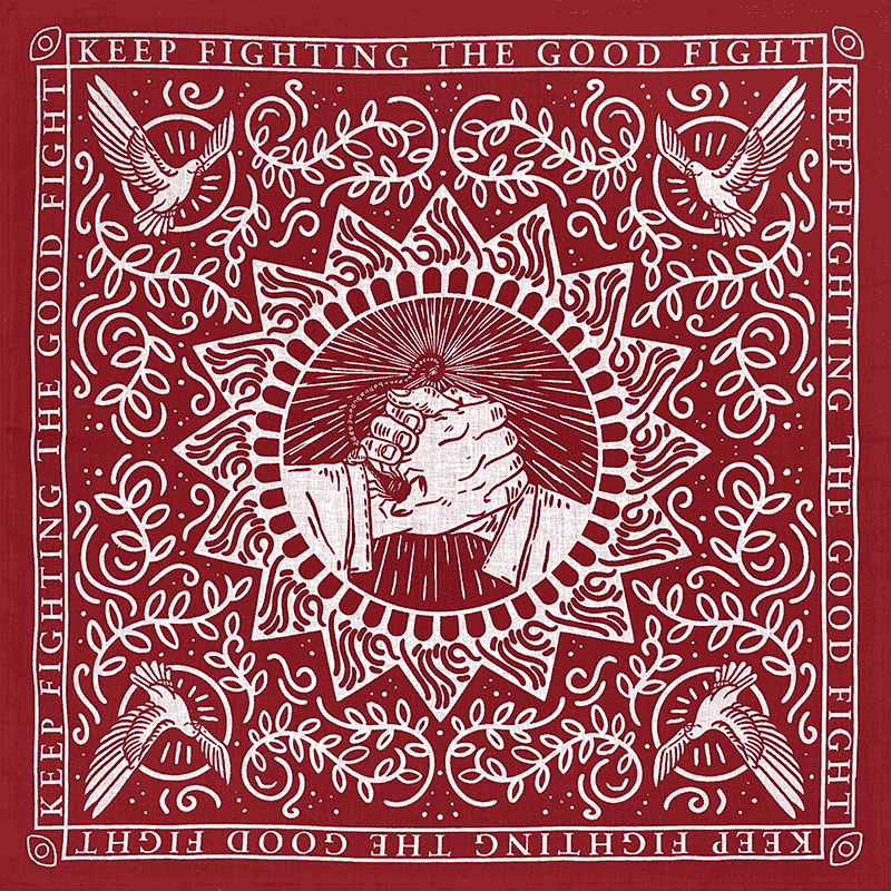 Red Western Bandana