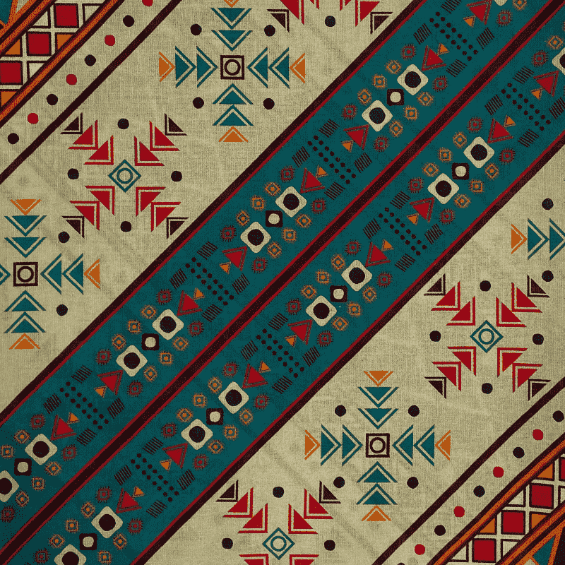 More detailed view of the southwest bandana.