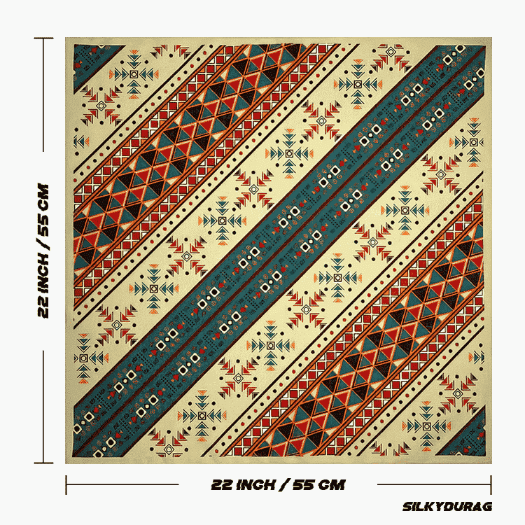 Size of the southwest bandana.