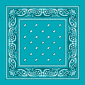 Turquoise bandana