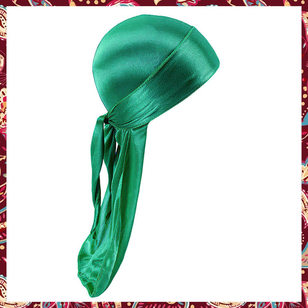 Green Baby Durag, a comfortable and stylish accessory for babies.