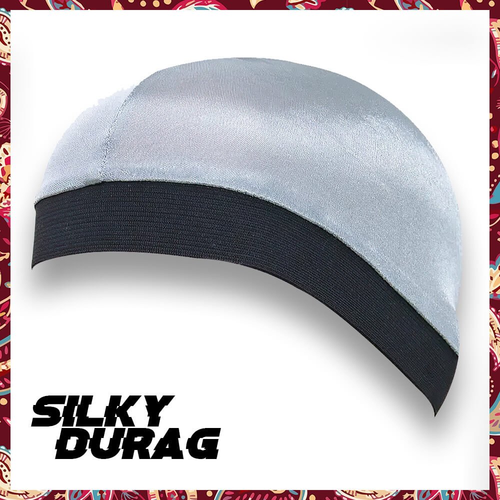 Durag de Silky Preta - Produtos para Waves