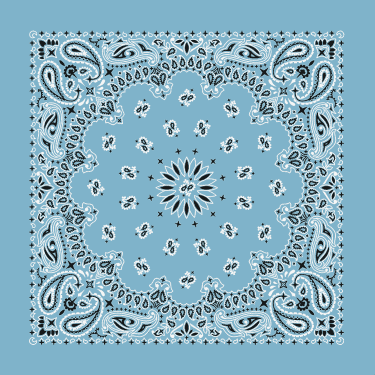 Blue Bandanas - Navy Nuances and Azure Accents