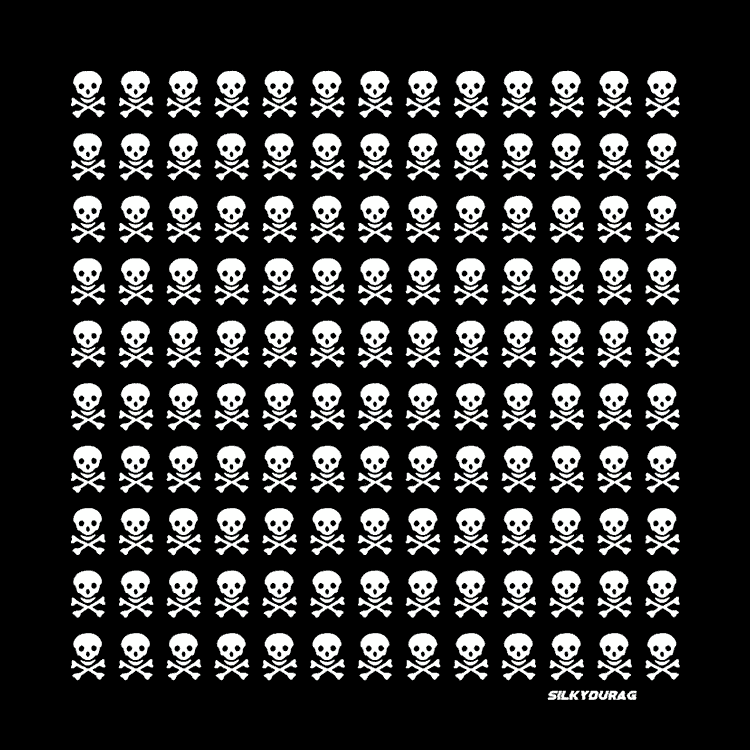 Bandana With Skulls