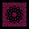 Black and Pink Bandana