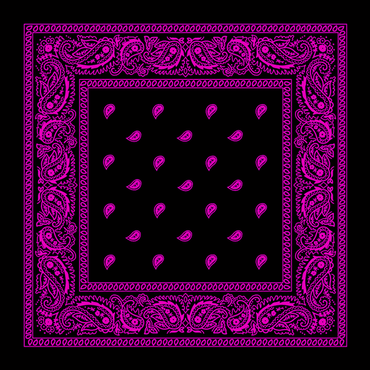 Black and Purple bandana