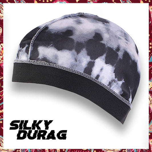 Monochrome black and white wave cap for stylish wave patterns.