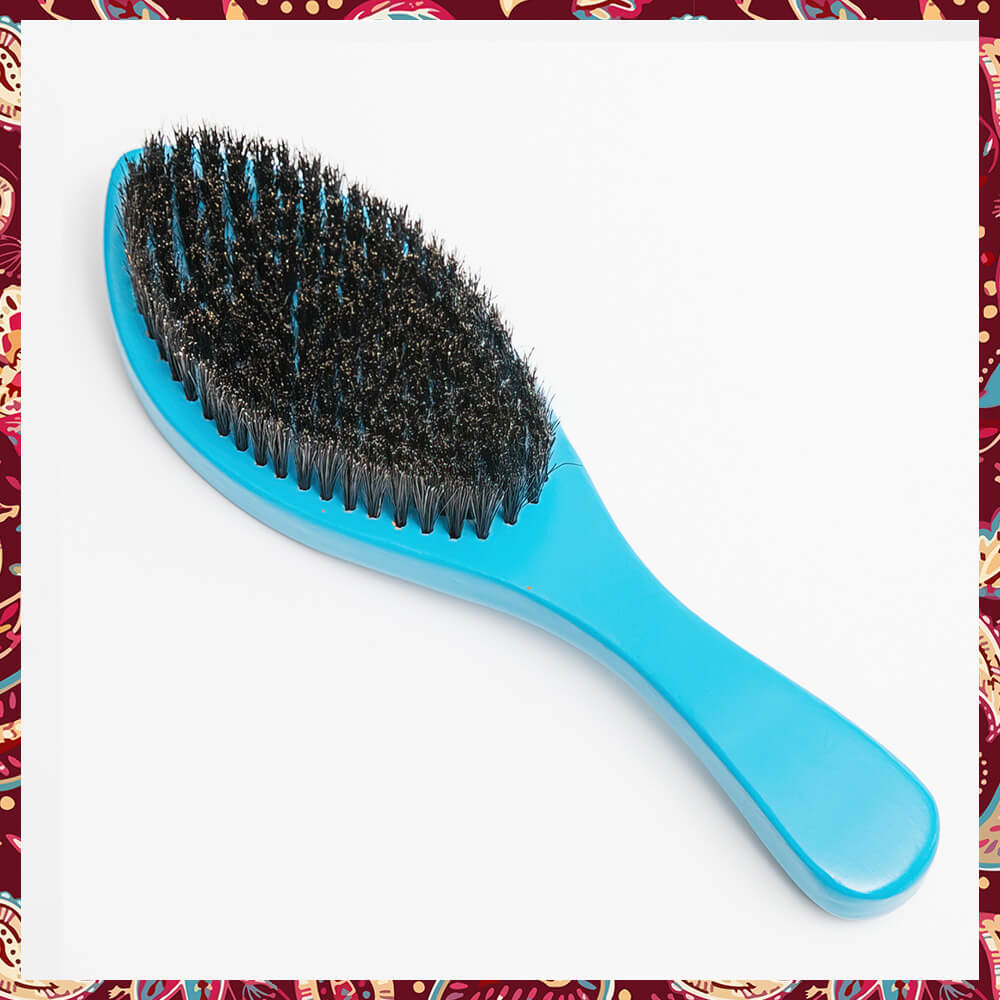 Curved design Blue Wave Brush.