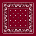 Burgundy bandana