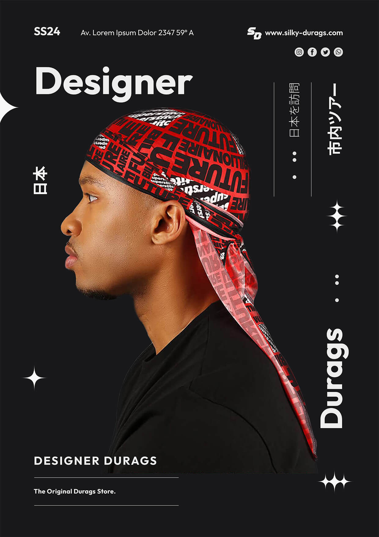 High-quality Designer Durags