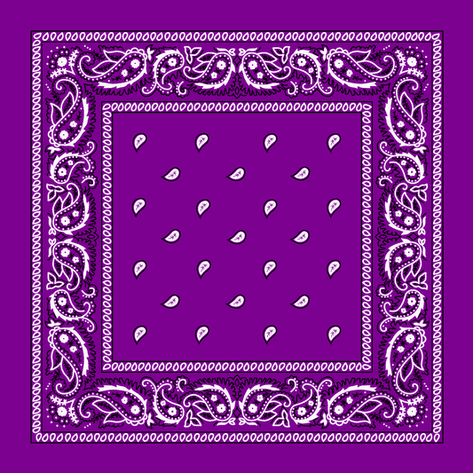 Purple Gangsta Bandana