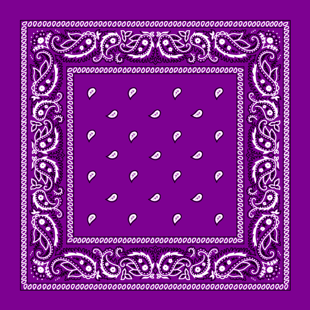 Purple Gangsta Bandana