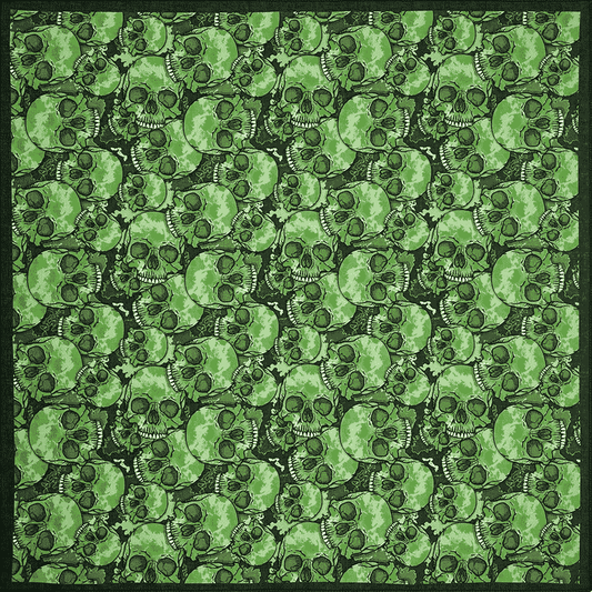 Green Skull Bandana