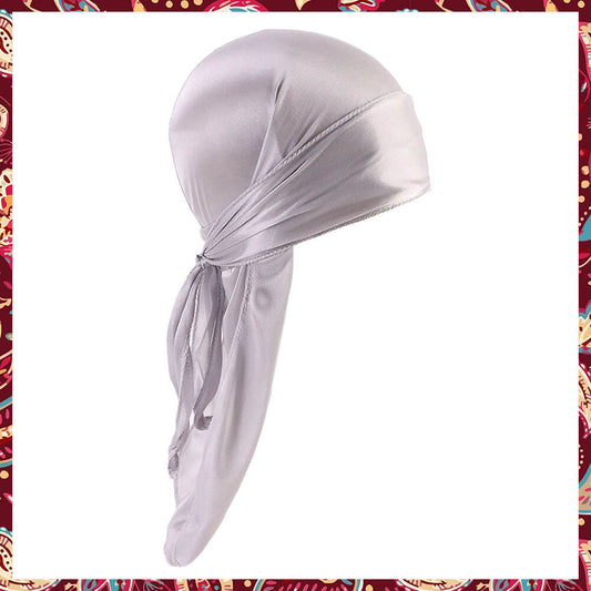 Grey Baby Durag, designed for style and baby's delicate hair care.
