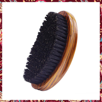 Hard bristle Wooden Wave Brush.