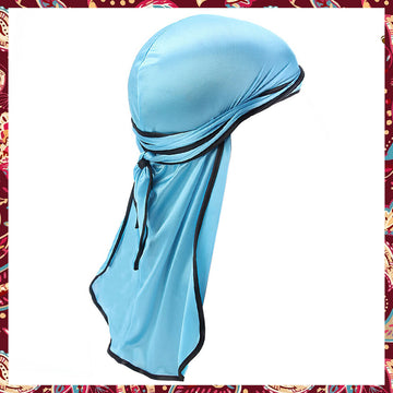 Light Blue Silk Durag offering a calming color palette.