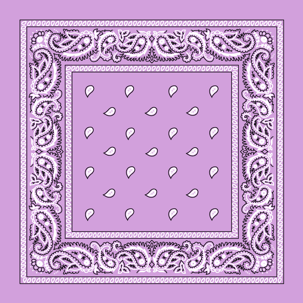 Light purple bandana