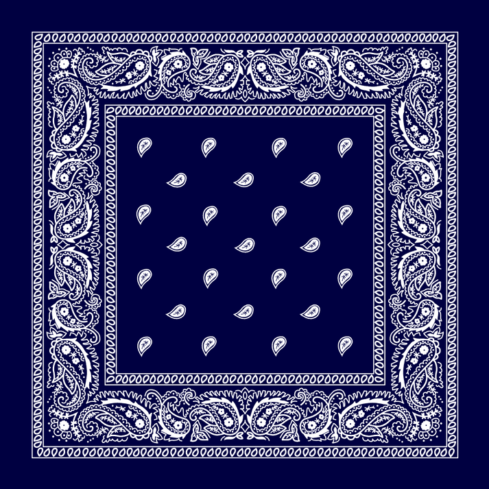 Navy Blue Bandana