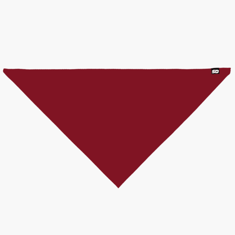 Plain Burgundy Bandana