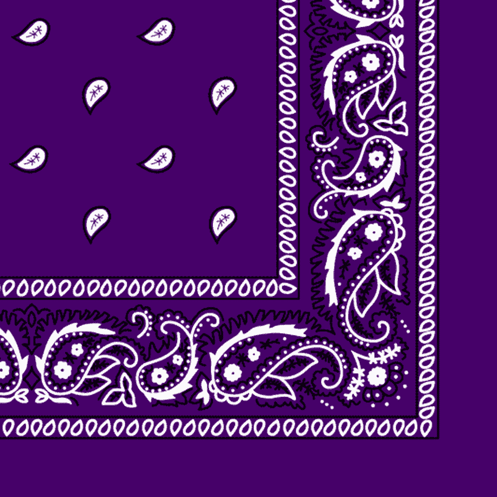 More detailed view of the purple bandana gang.