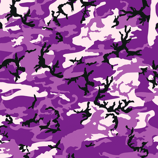 Purple camo bandana