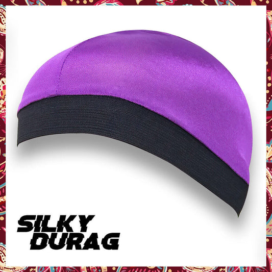 Deep purple wave cap for stylish wave patterns.