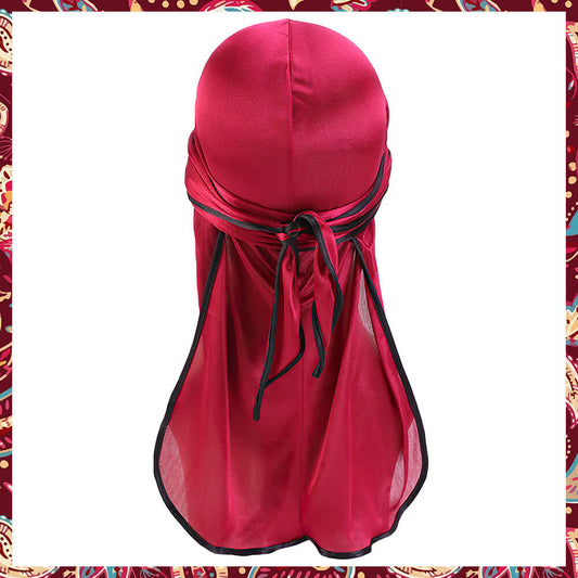 Bold Red Durag crafted from the finest silk.