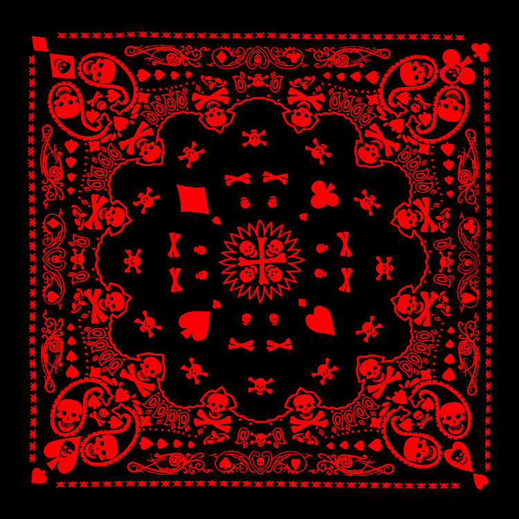 Red Heart Bandana