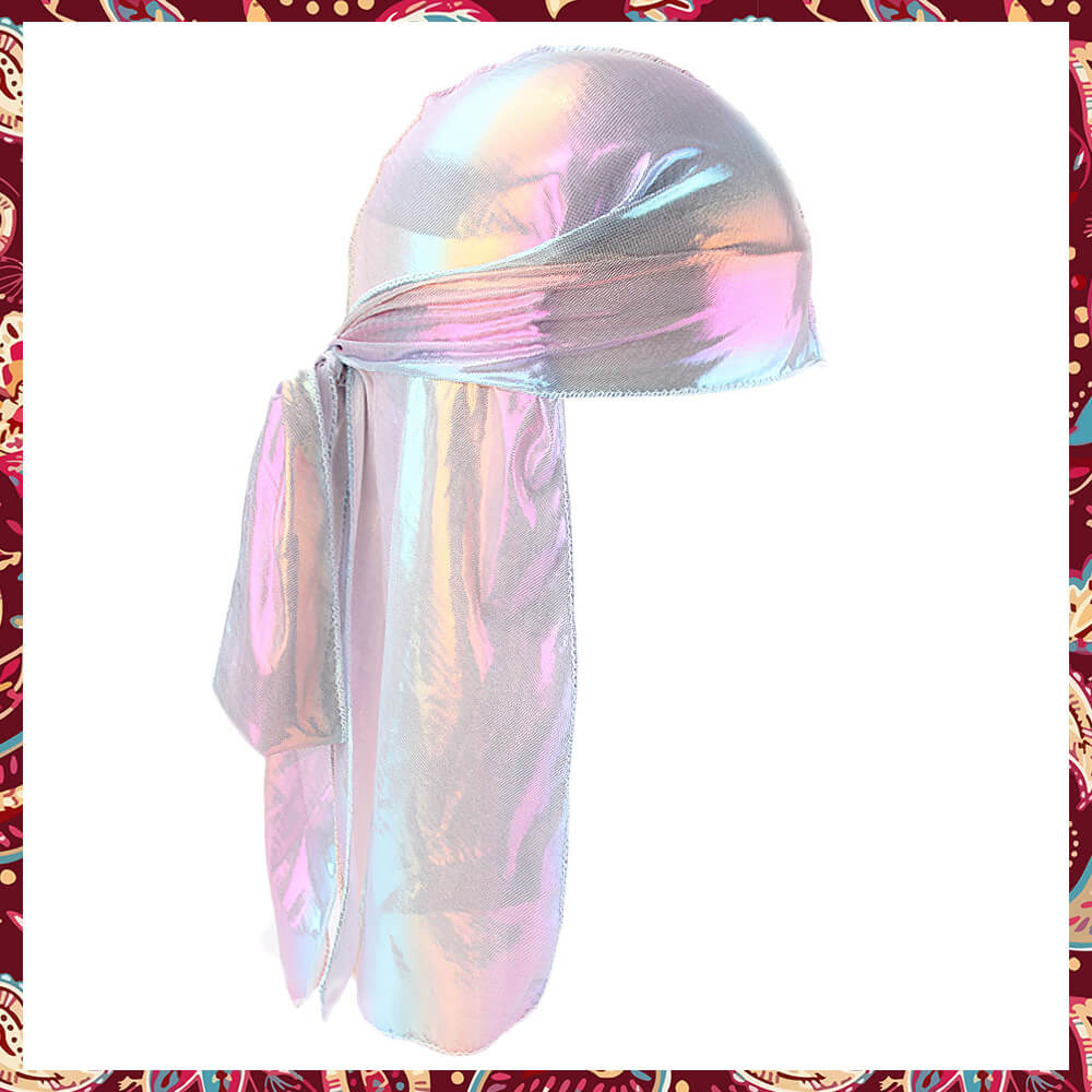 Shiny White Durag