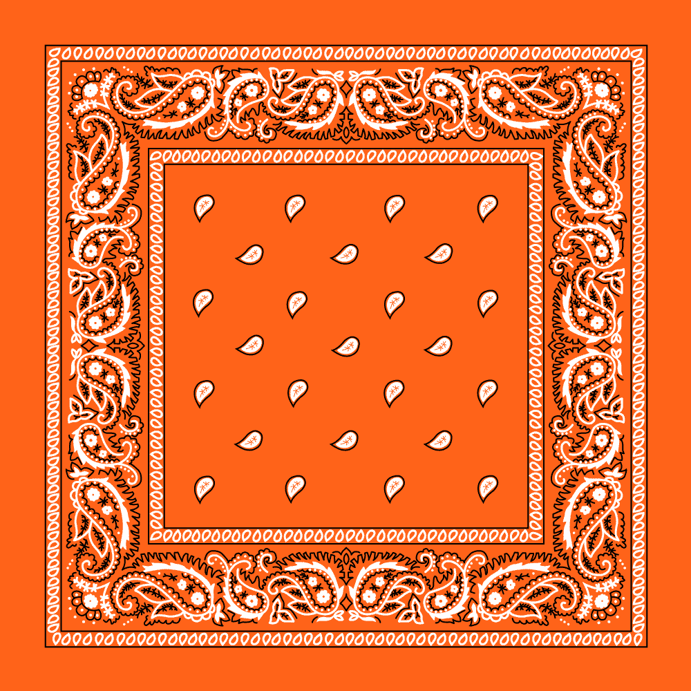 Taehyung orange bandana