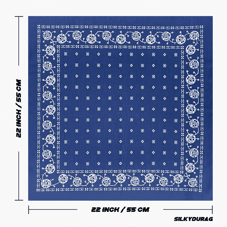 Size of the texas bandana.