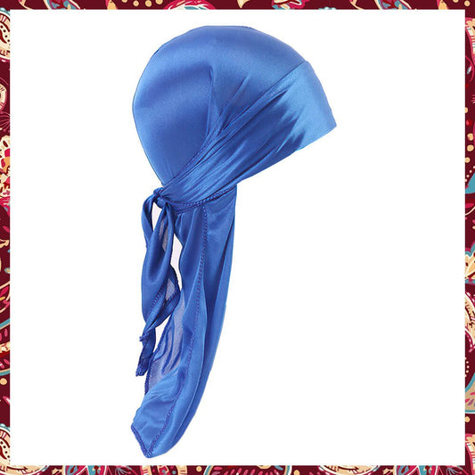 Stylish Blue Baby Durag, designed for comfort and baby's delicate hair.